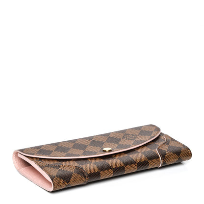 Louis Vuitton Damier Ebene Caissa Wallet Rose Ballerine 4 of 7