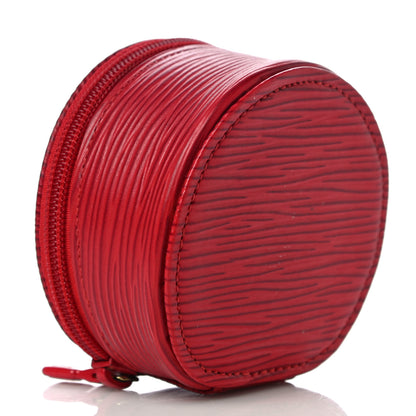 Louis Vuitton Epi Ecrin Bijoux 8cm Jewelry Box Rouge 4 of 10