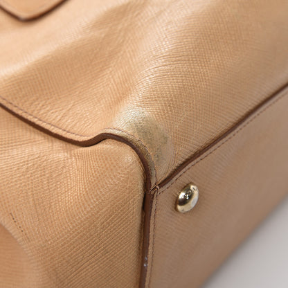 Prada Saffiano Shoulder Bag Noisette 13 of 19