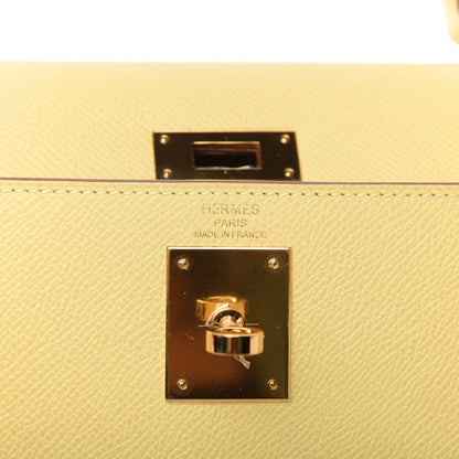 Hermes Epsom Kelly Sellier 28 Jaune Poussin 8 of 11