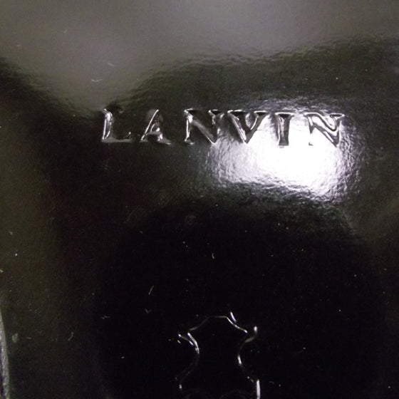 Lanvin Leather Elastic Ballet Flats Brown 40 5 of 6