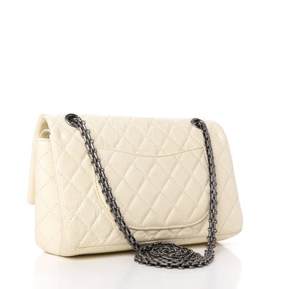 Chanel Aged Calfskin Quilted 2.55 Reissue 225 Flap White 3 of 10