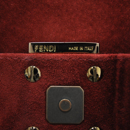 Fendi Suede Baguette Red 10 of 10