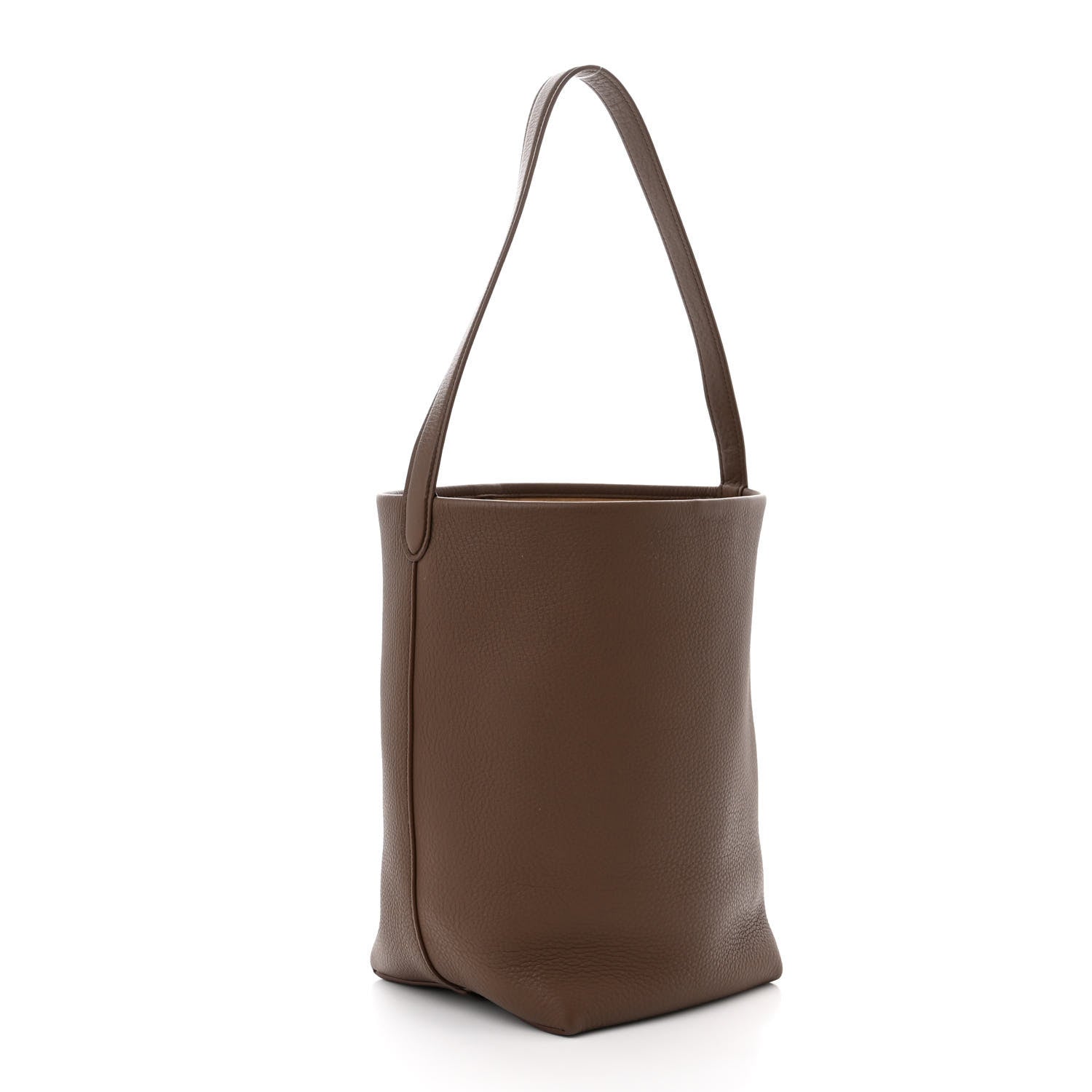 The Row Grained Calfskin Medium N/S Park Tote Brown 3 of 10