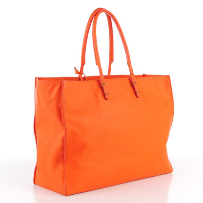 Balenciaga Veau Papier A4 Tote Tangerine 3 of 11