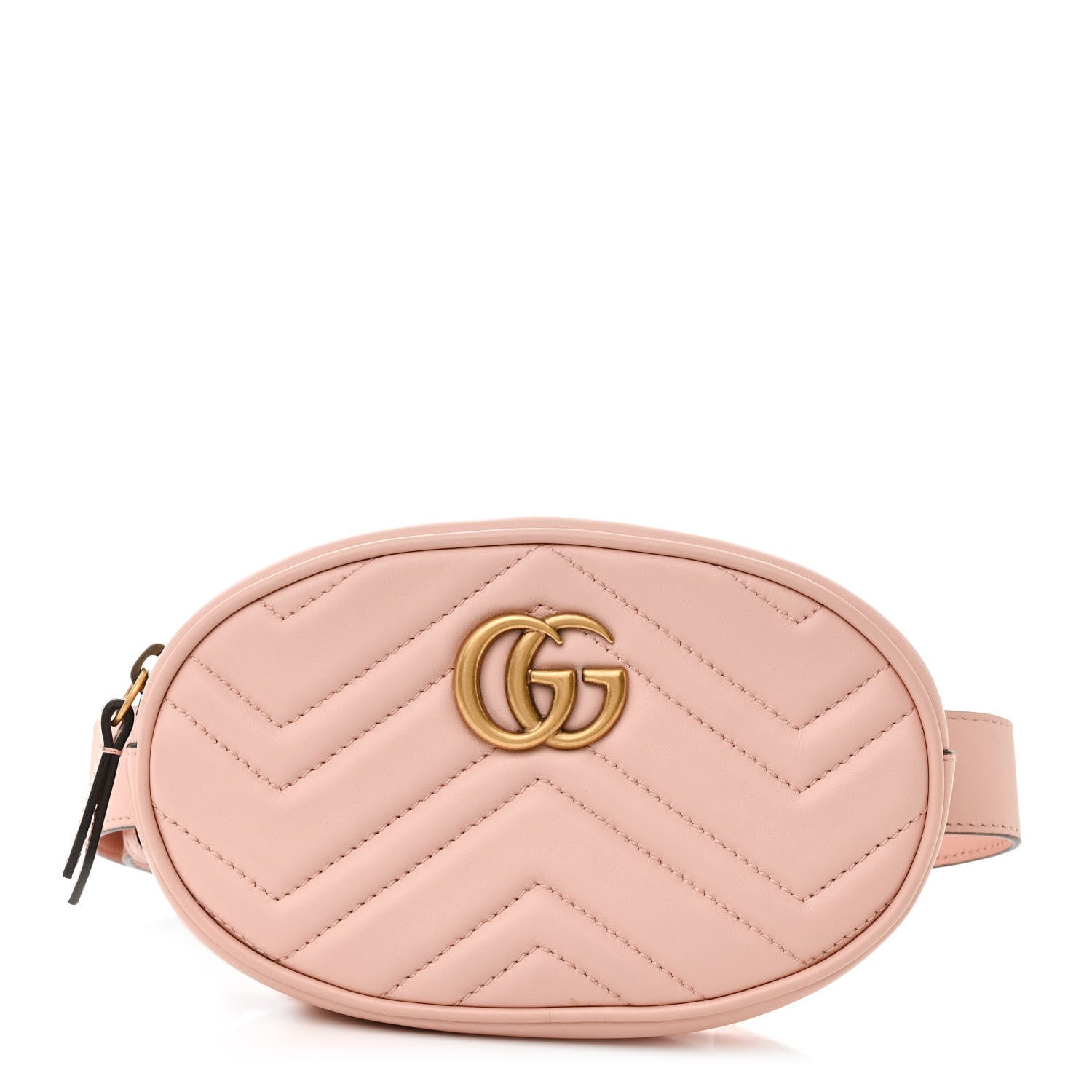 Gucci Calfskin Matelasse GG Marmont Belt Bag 65 95/38 Perfect Pink 1 of 25