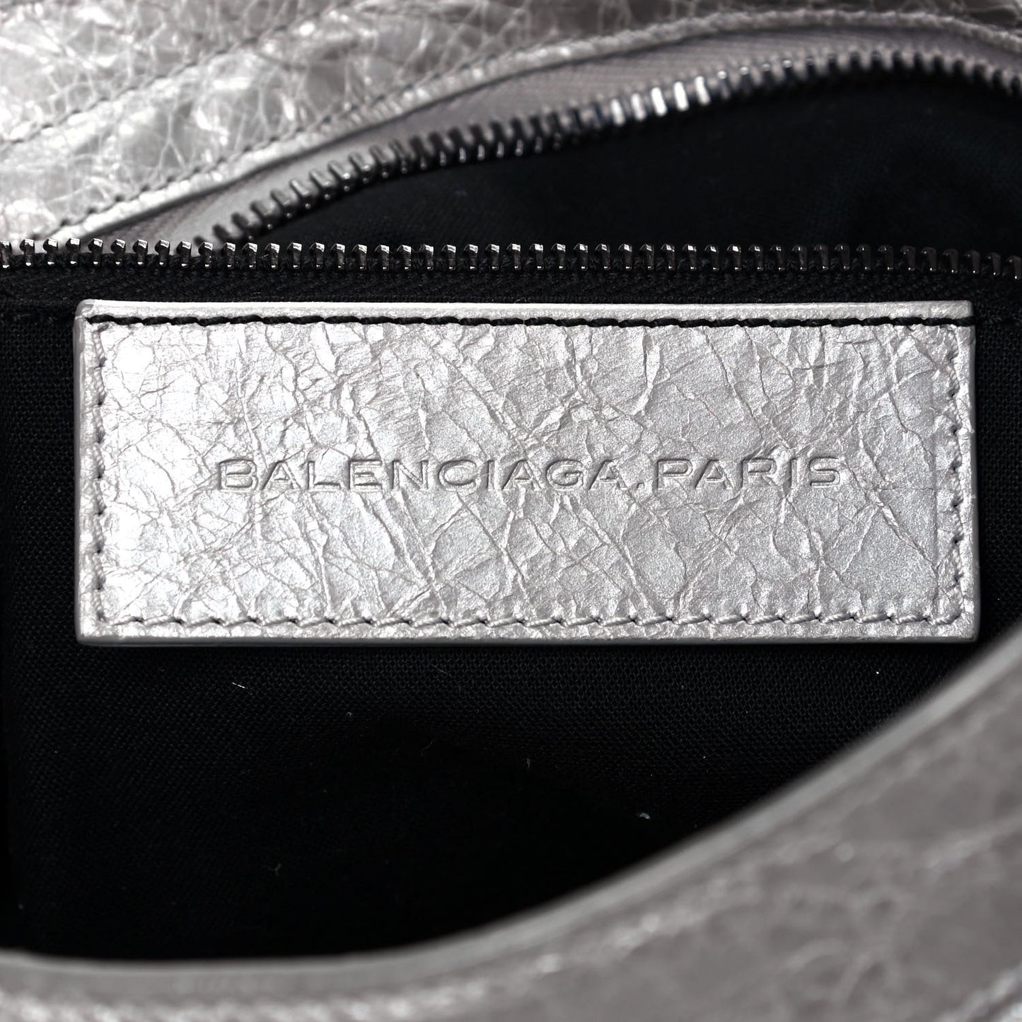 Metallic Agneau Classic Hardware Town Argent