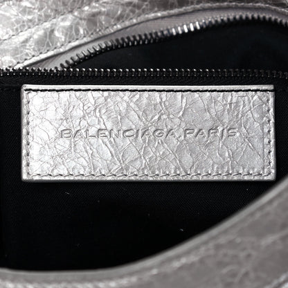 Balenciaga Metallic Agneau Classic Hardware Town Argent 9 of 13
