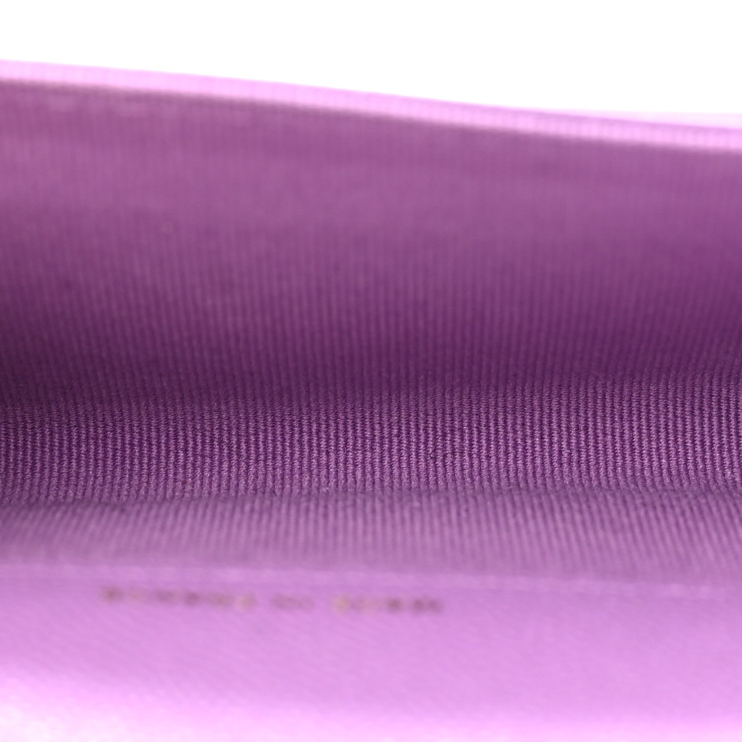 Chanel Caviar Quilted Flap Card Holder Wallet Purple 5 of 7