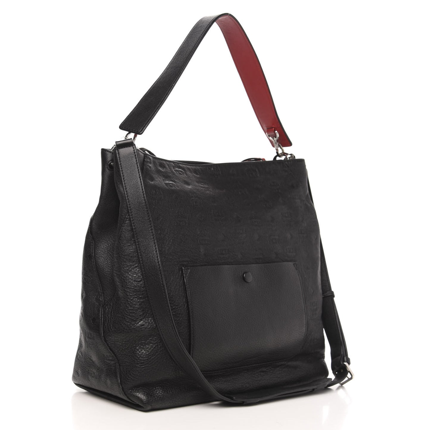 Calfskin Ottomar Large Klara Hobo Black
