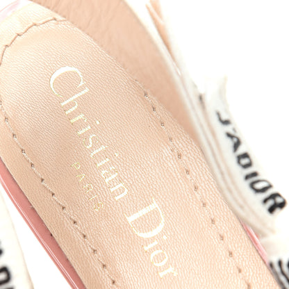 Christian Dior Patent Ribbon J'Adior Slingback Ballet Flats 37.5 Dusty Candy 8 of 10