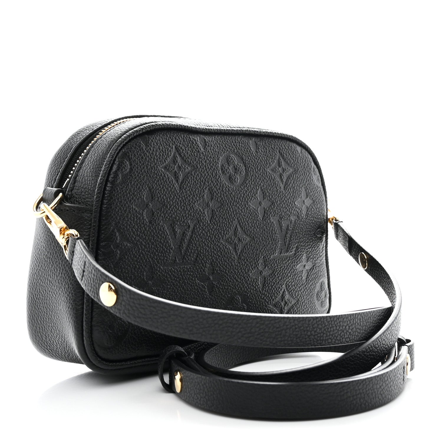 Louis Vuitton Empreinte Monogram Tiny Camera Bag Black 3 of 10