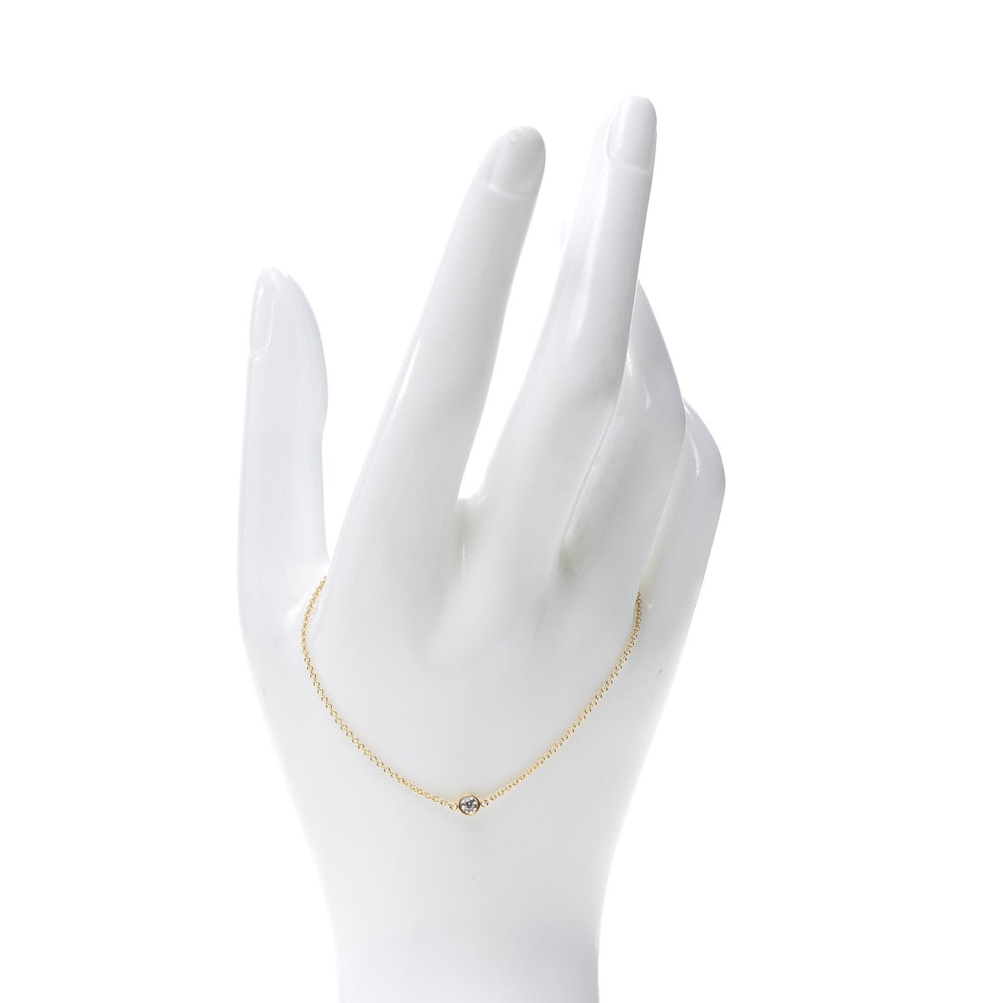18K Yellow Gold Diamond .08ct Elsa Peretti Diamonds by the Yard Bracelet