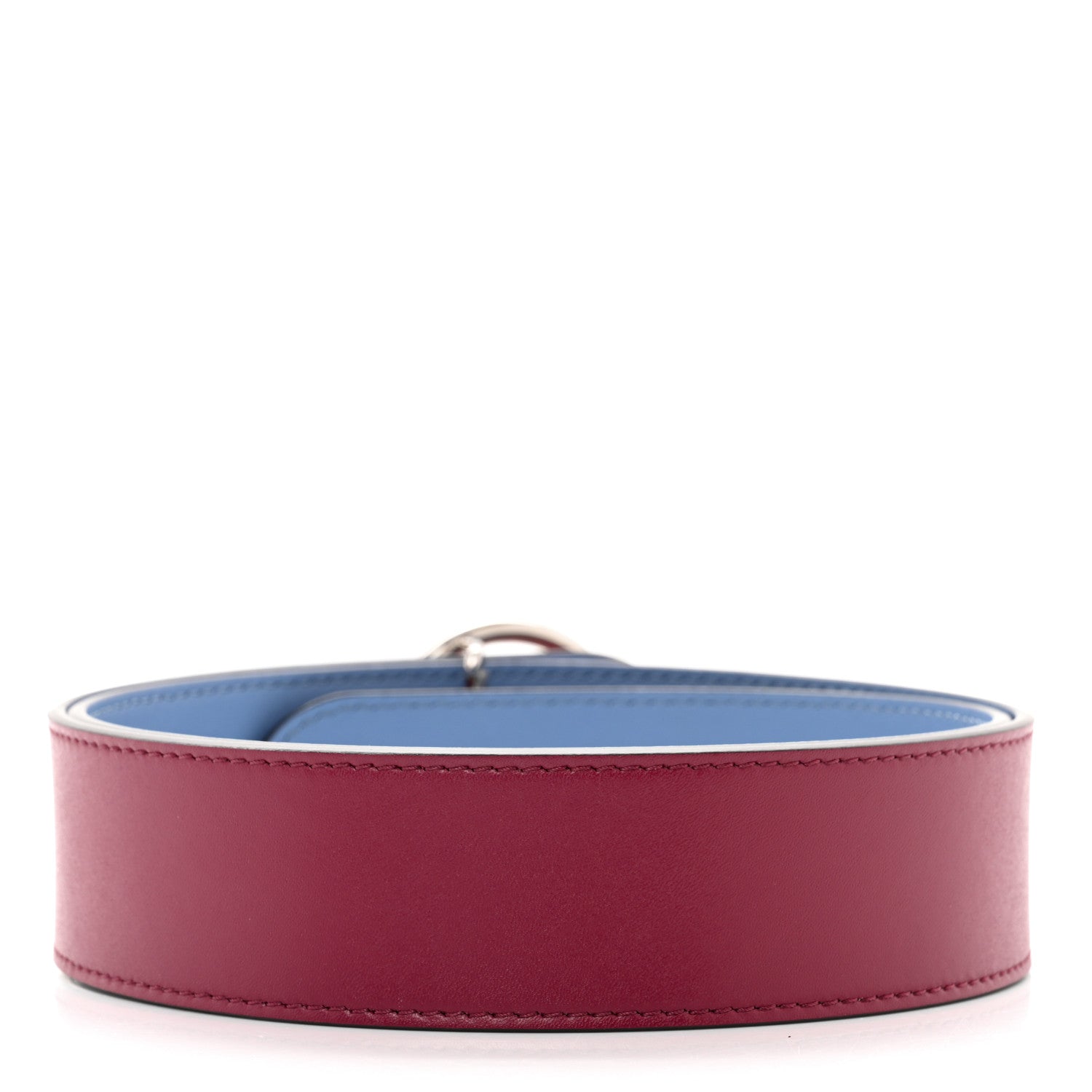 Fendi Vitello Liberty F is Fendi Bi-Color Reversible Belt 85 Black Cherry Nebula 4 of 8