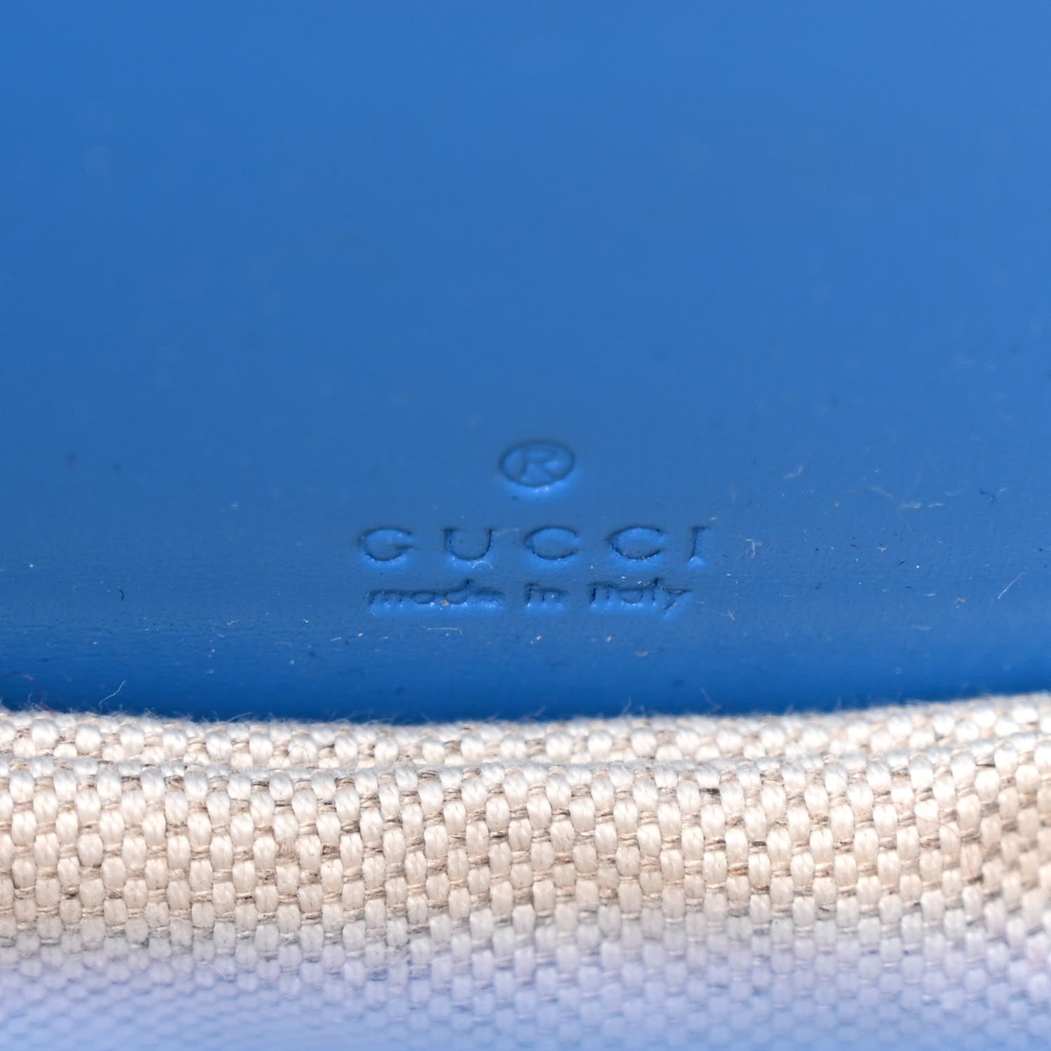 Gucci Boarded Dyana Lux Calfskin Web Mini Bamboo 1947 Top Handle Bag Blue 6 of 10