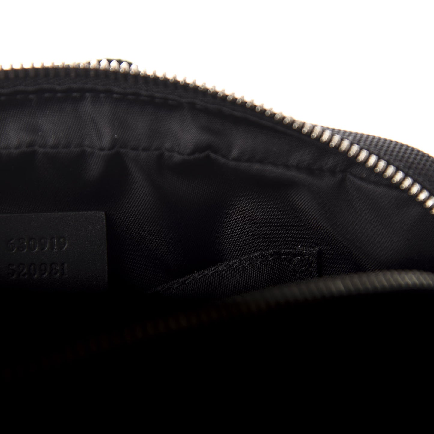 Canvas Web Slim Belt Bag Black