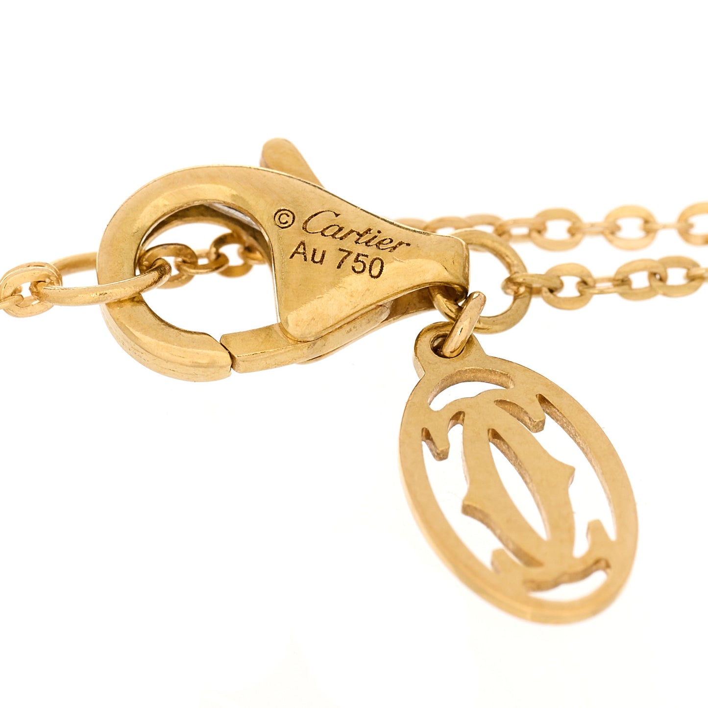 18K Pink Yellow White Gold Trinity Bracelet