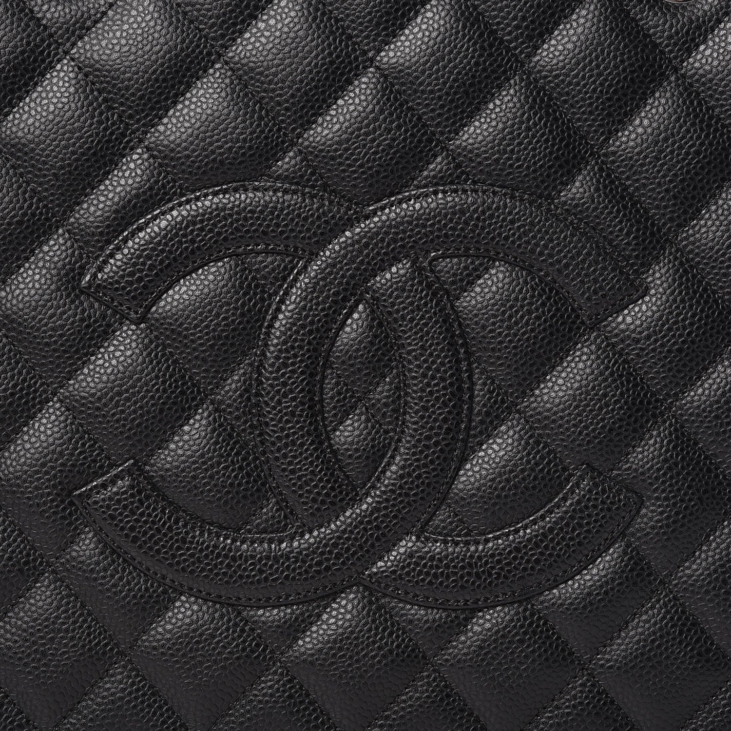 Chanel Caviar Quilted Grand Shopping Tote GST Black 8 of 12
