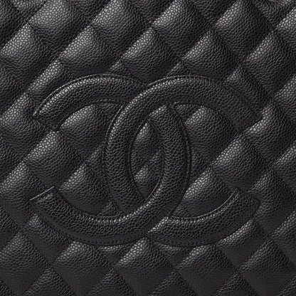 Chanel Caviar Quilted Grand Shopping Tote GST Black 8 of 12