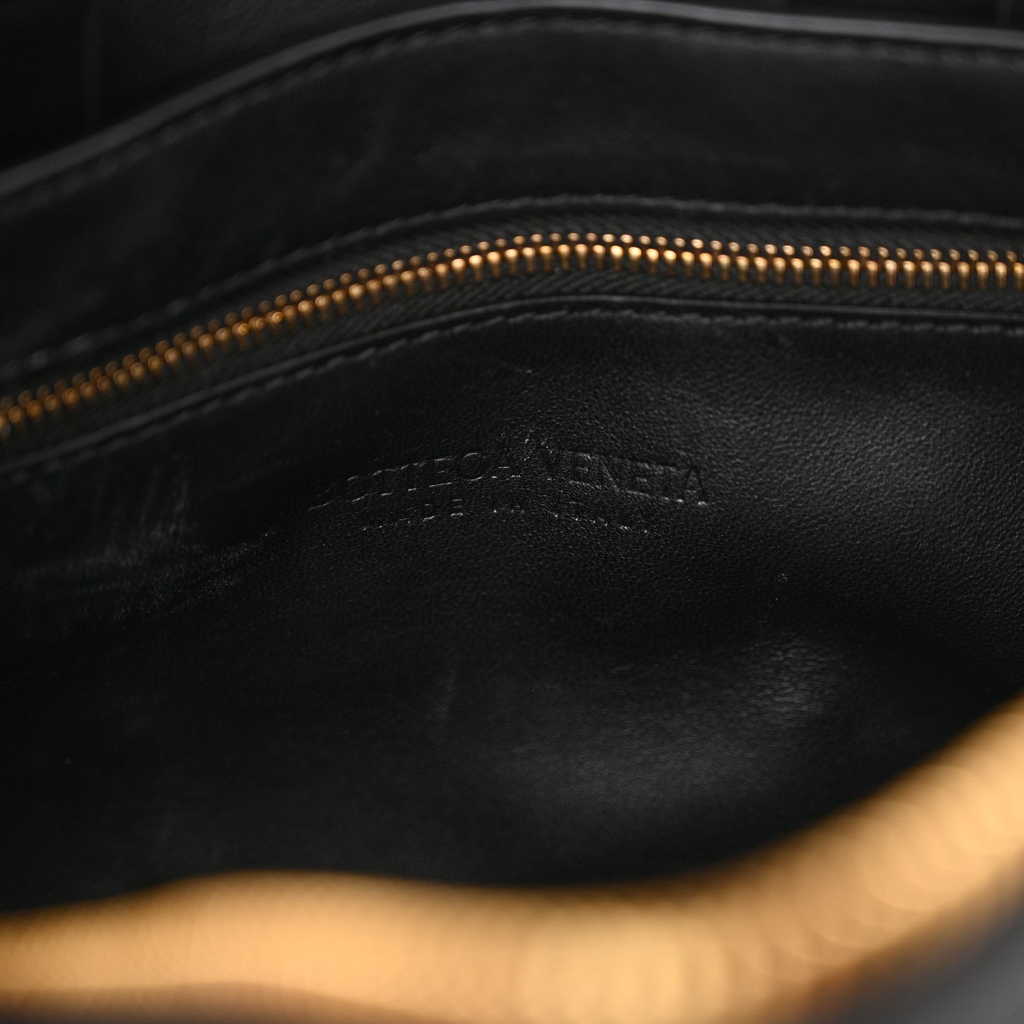 Lambskin Maxi Intrecciato Brick Cassette Bag Black