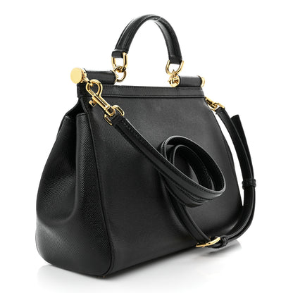 Dolce & Gabbana Dauphine Medium Miss Sicily Satchel Black 3 of 11