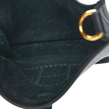 Hermes Taurillon Clemence Evelyne TPM Black 5 of 10