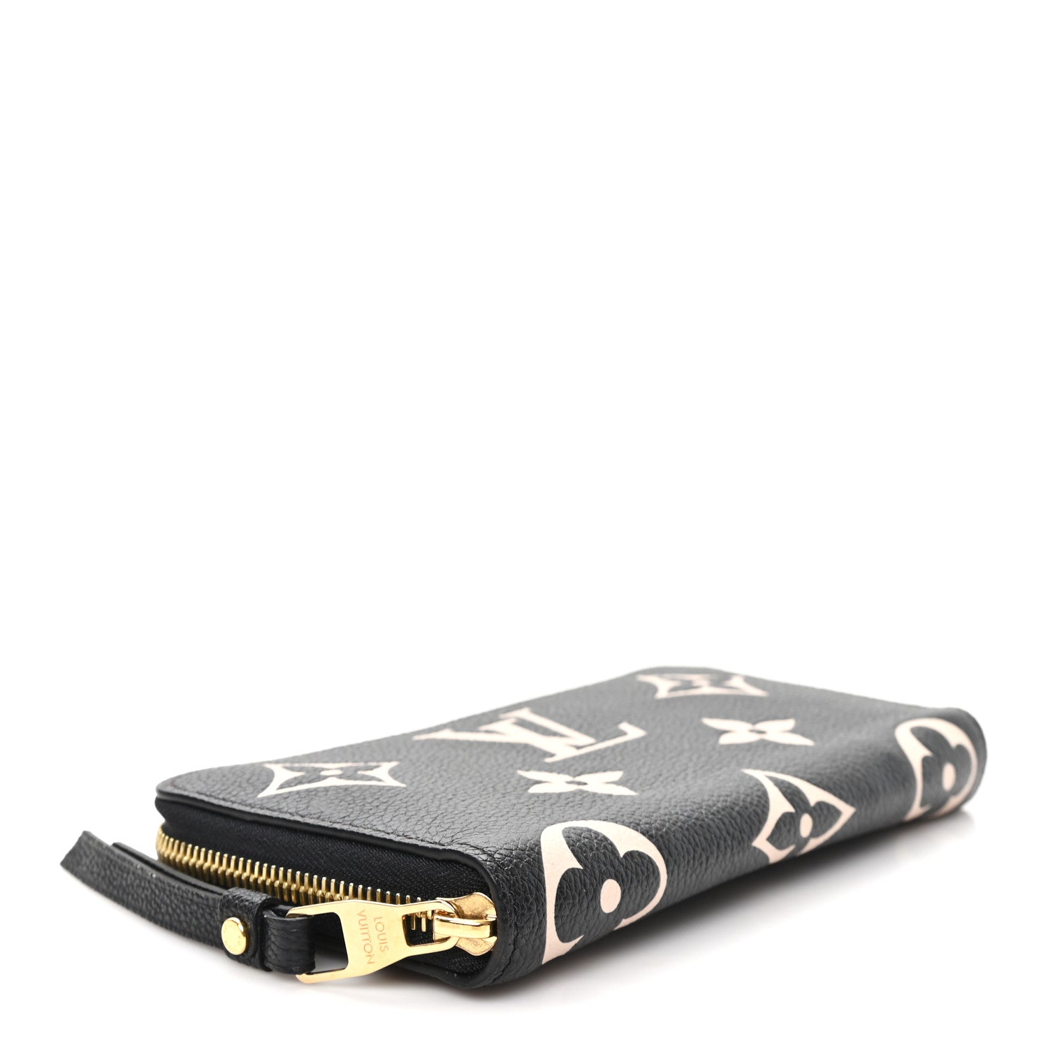 Louis Vuitton Empreinte Monogram Giant Zippy Wallet Black Beige 4 of 7