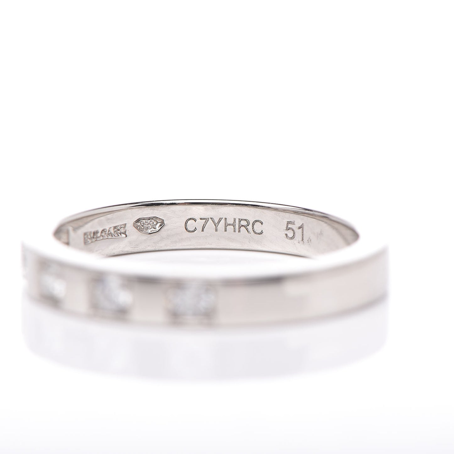 Platinum Diamond MarryMe Wedding Band Ring 51 5.75