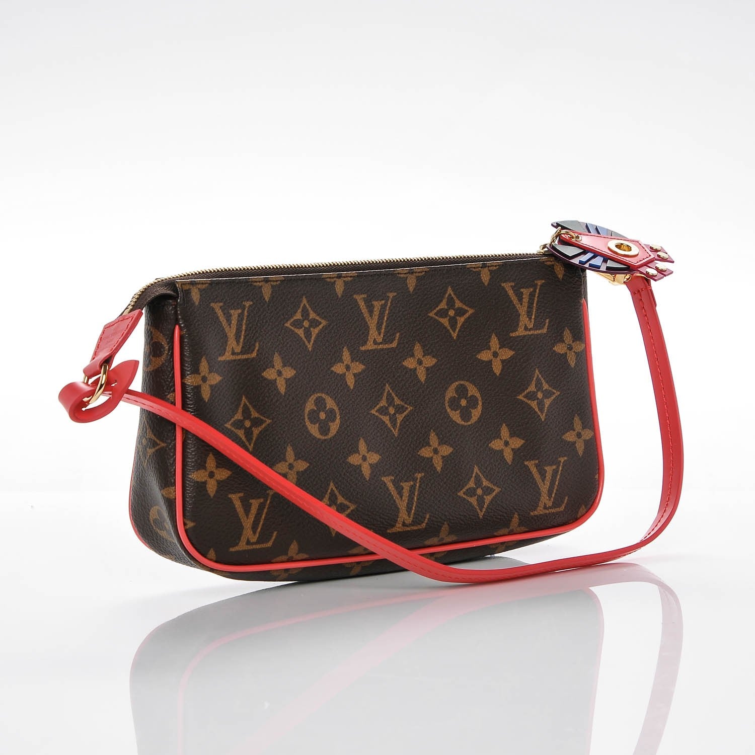 Louis Vuitton Monogram Totem Pochette Accessories Flamingo 3 of 6