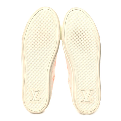 Louis Vuitton Technical Fabric Monogram Stellar Open Back Sneakers 38.5 Orange 6 of 8