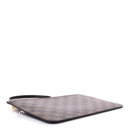 Louis Vuitton Damier Ebene Neverfull MM GM Pochette Rose Ballerine 5 of 7