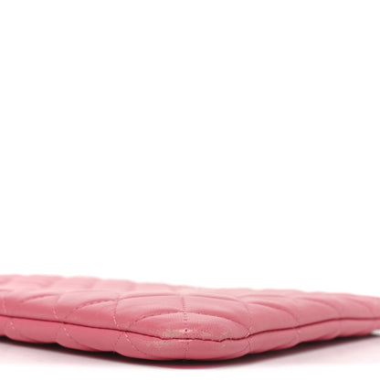 Chanel Lambskin Quilted Medium Casino Beauty CC Cosmetic Case Fuchsia 15 of 18