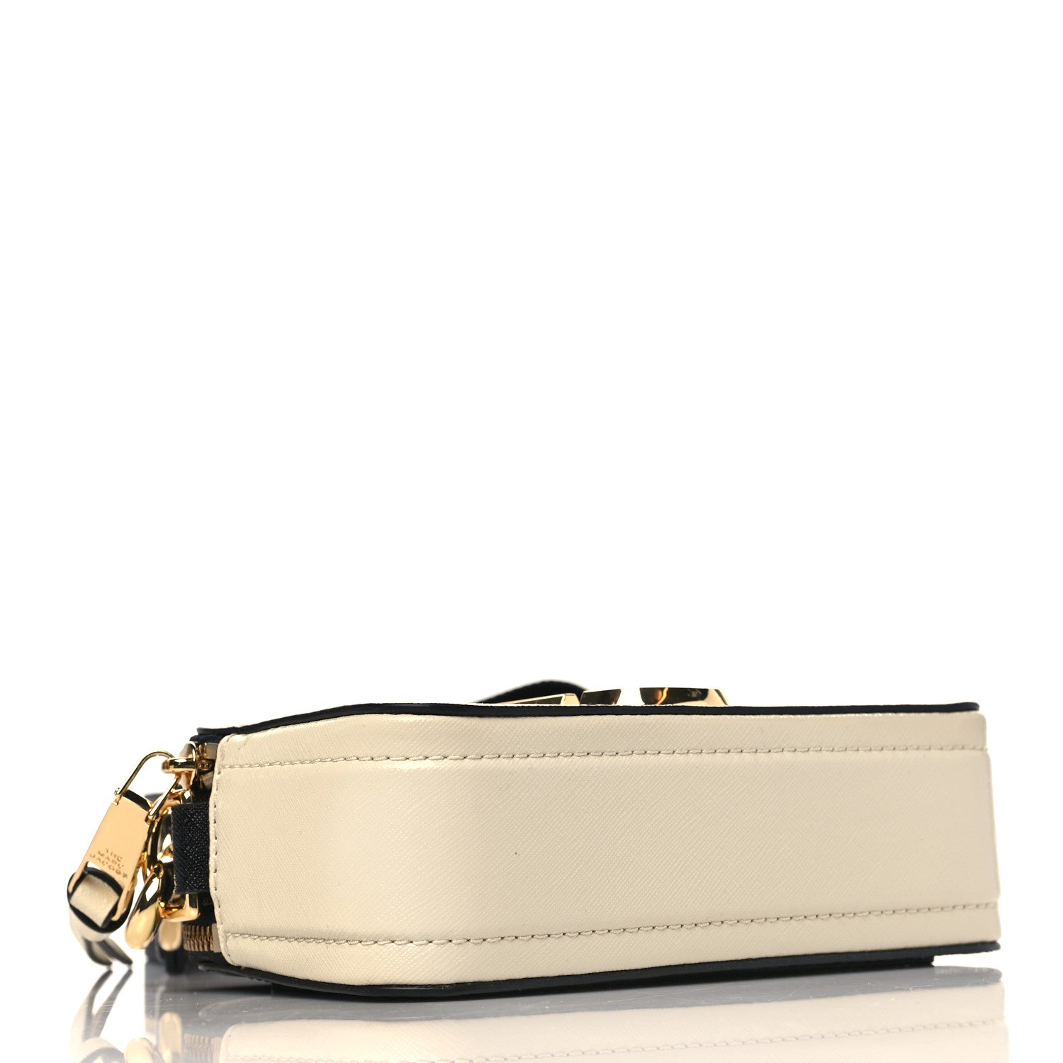 Marc Jacobs Saffiano Small Snapshot Camera Bag Cloud White Multicolor 4 of 9