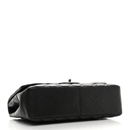 Chanel Lambskin Quilted Jumbo Single Flap Black 3 of 9