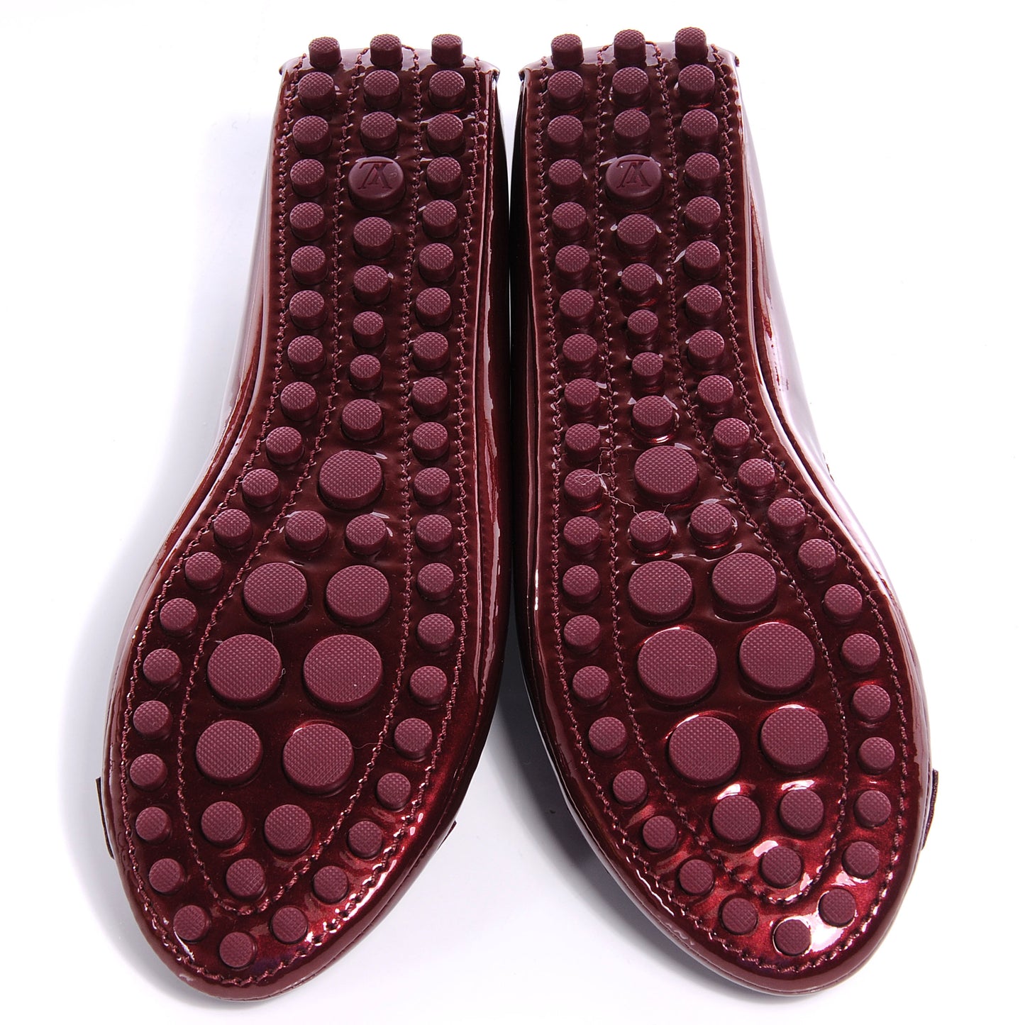 Patent Oxford Ballerina Flats 6.5 Rouge Fauviste
