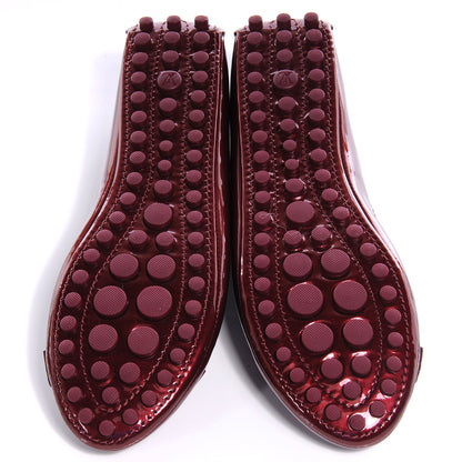 Louis Vuitton Patent Oxford Ballerina Flats 6.5 Rouge Fauviste 5 of 7