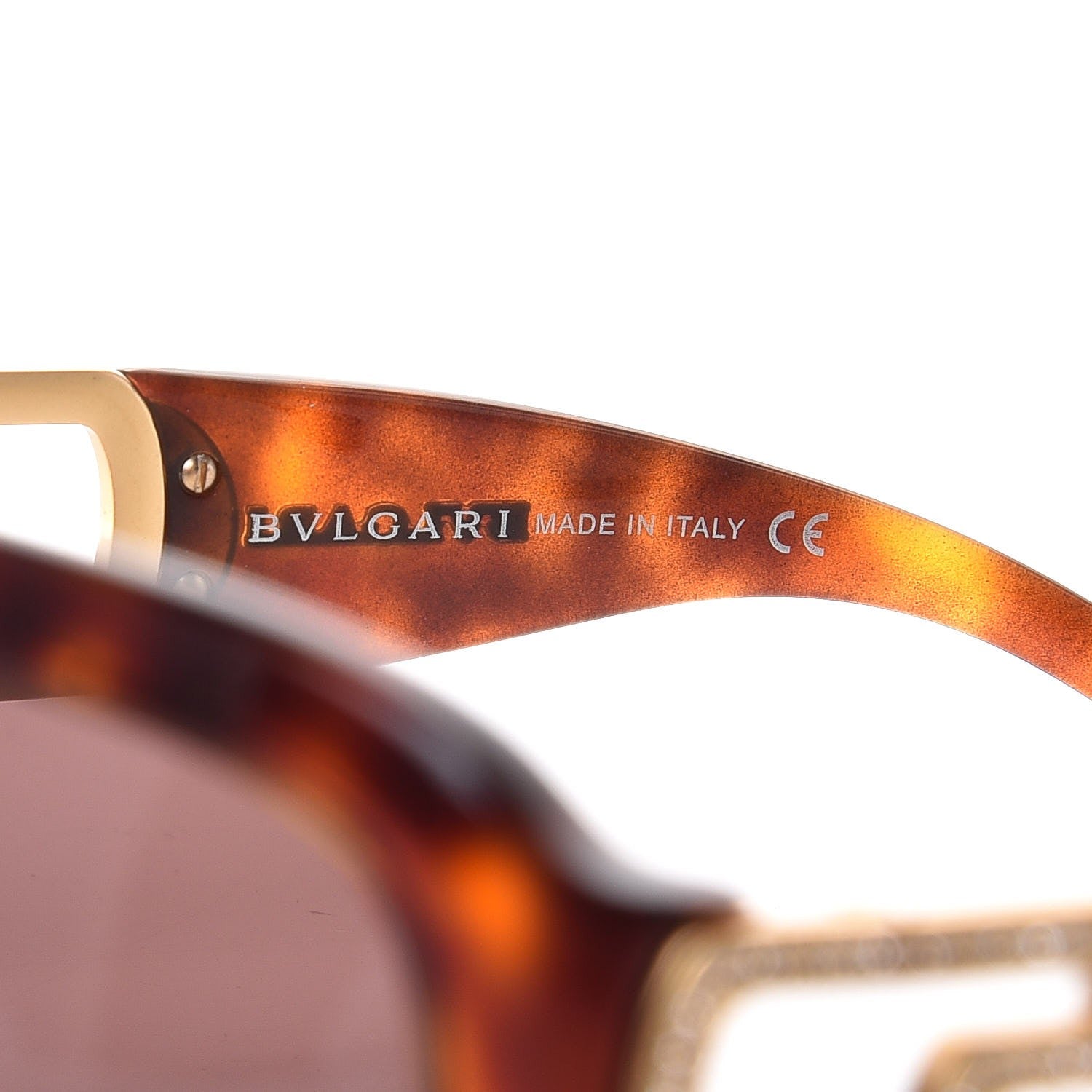 Bulgari Crystal 8022-B Sunglasses Dark Havana 5 of 8