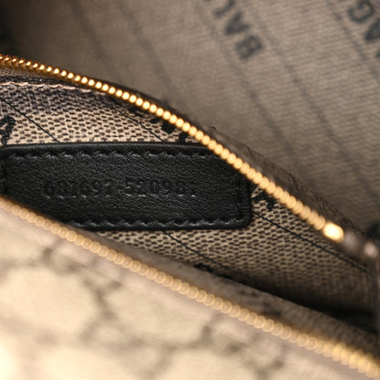 Balenciaga X GUCCI GG Supreme Monogram Small Hourglass Top Handle Bag Beige Ebony 7 of 10