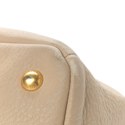 Prada Vitello Daino Tote Sabbia 9 of 14