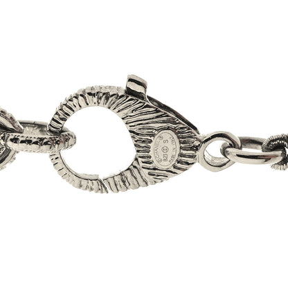 Chanel Pearl Crystal CC Choker Necklace Silver 4 of 5