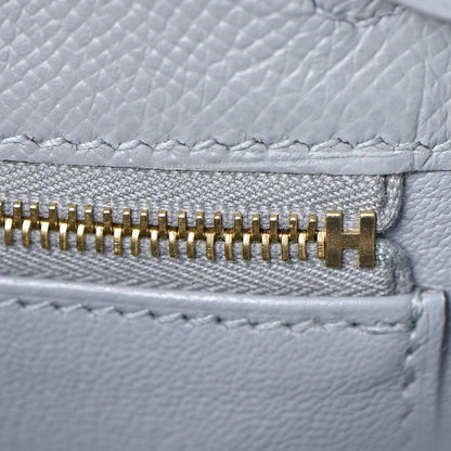 Hermes Epsom Kelly Sellier 28 Bleu Glacier 19 of 36