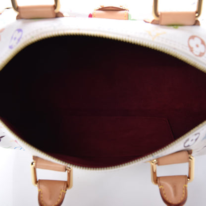 Louis Vuitton Monogram Multicolor Speedy 30 White 6 of 9