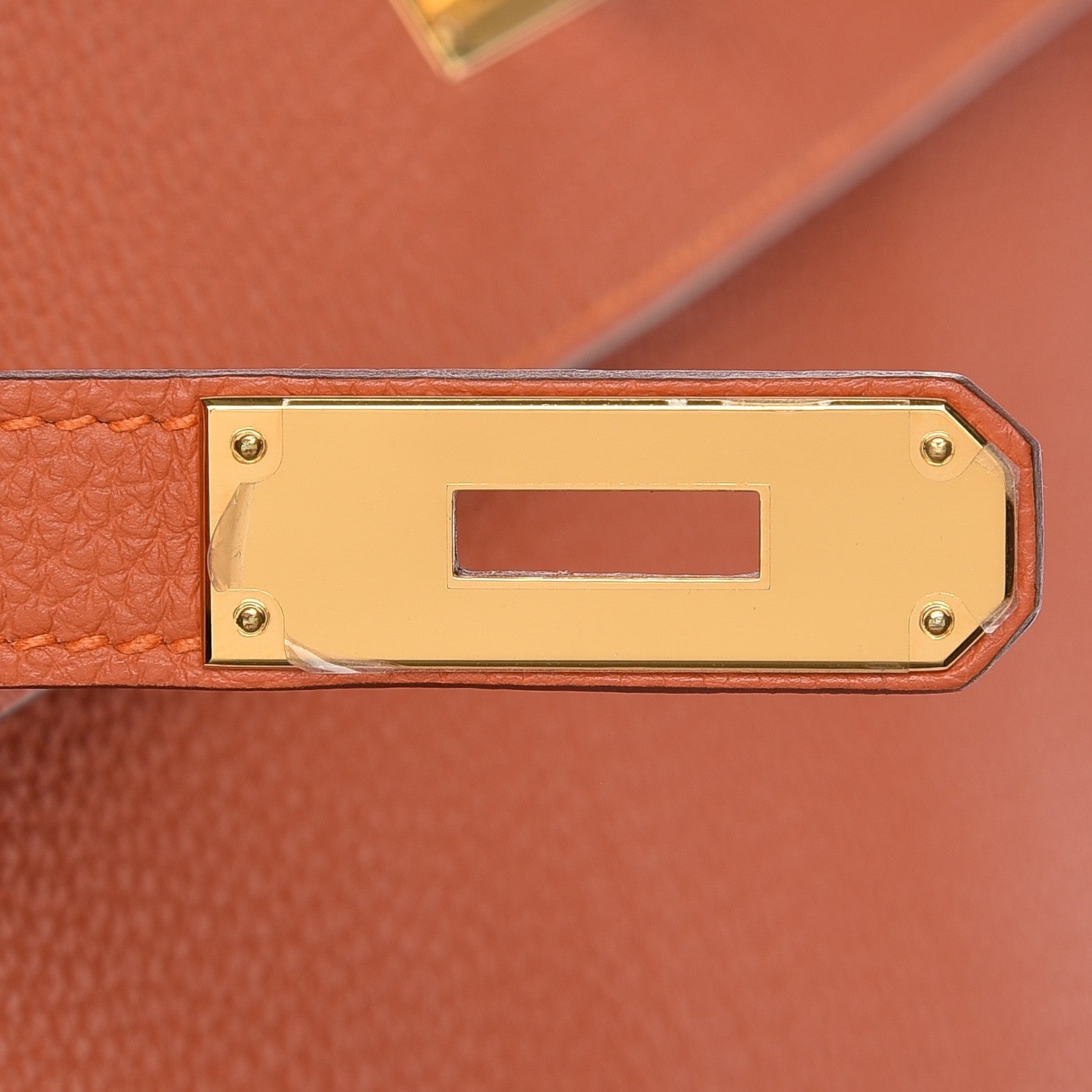 Hermes Togo Kelly Retourne 35 Orange 21 of 34