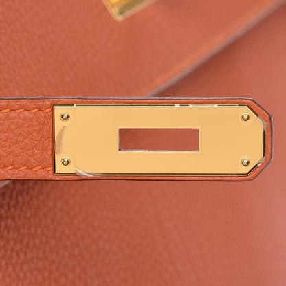 Hermes Togo Kelly Retourne 35 Orange 21 of 34