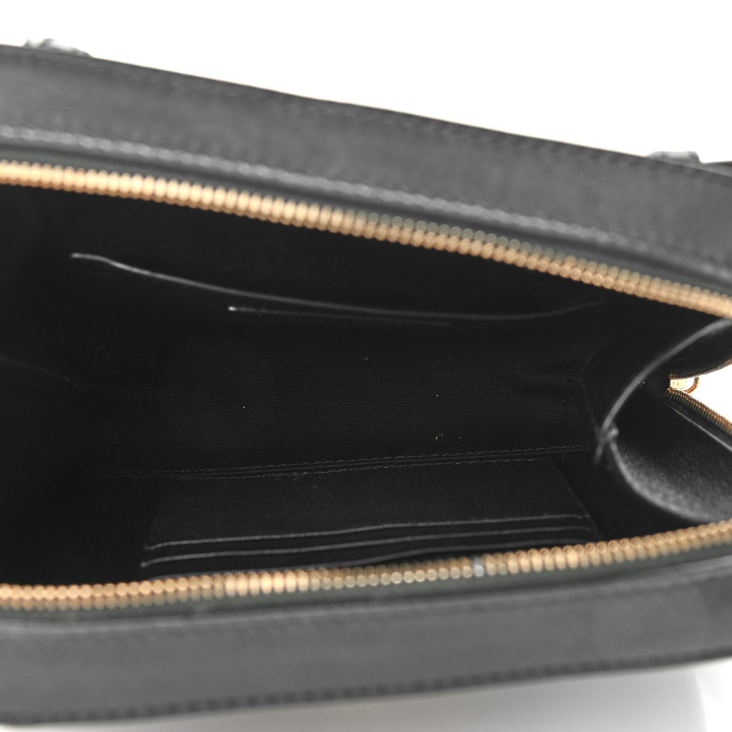 Lambskin Matelasse Vicky Monogram Belt Bag Black