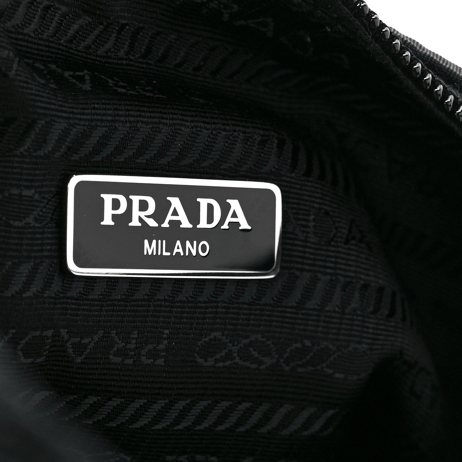 Prada Tessuto Nylon Mini Re-Edition 2000 Bag Black 6 of 13