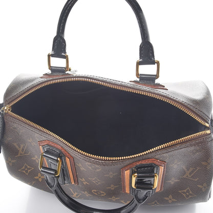 Louis Vuitton Monogram Mirage Speedy 30 Black 5 of 9
