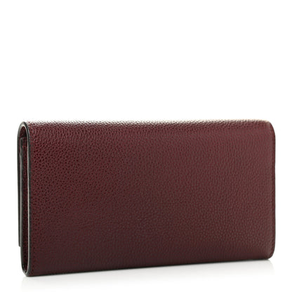 Gucci Grainy Calfskin Zumi Continental Wallet Vintage Bordeaux 4 of 7