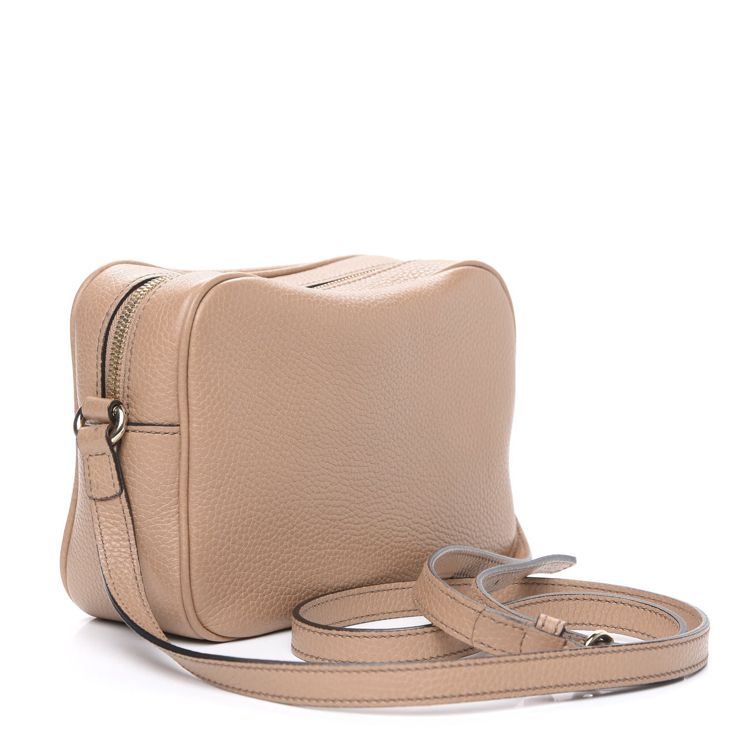 Gucci Pebbled Calfskin Small Soho Disco Bag Rose Beige 2 of 11