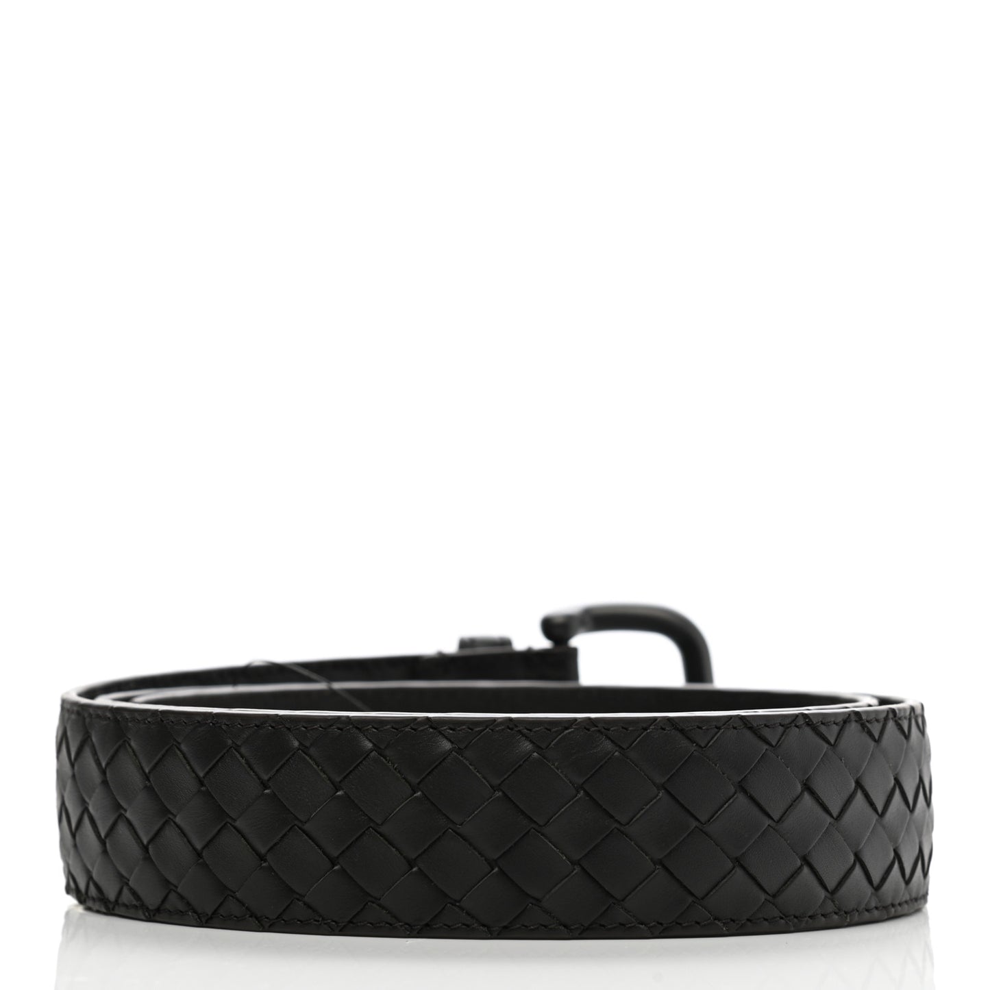 Nappa Intrecciato Belt 105 42 Espresso